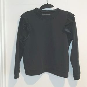 🍇4/$20 Frill Sweatshirt Grey